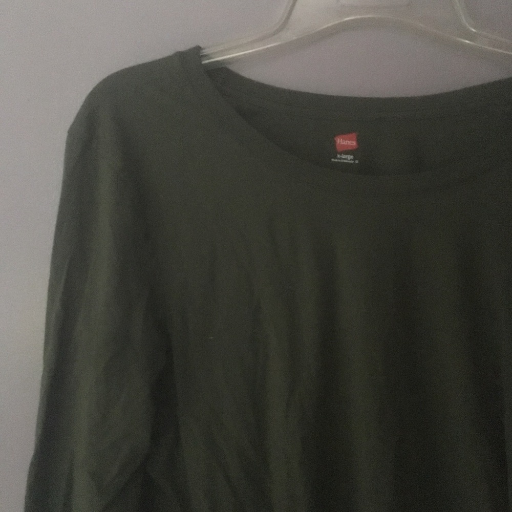 Simple Green Long Sleeved Shirt